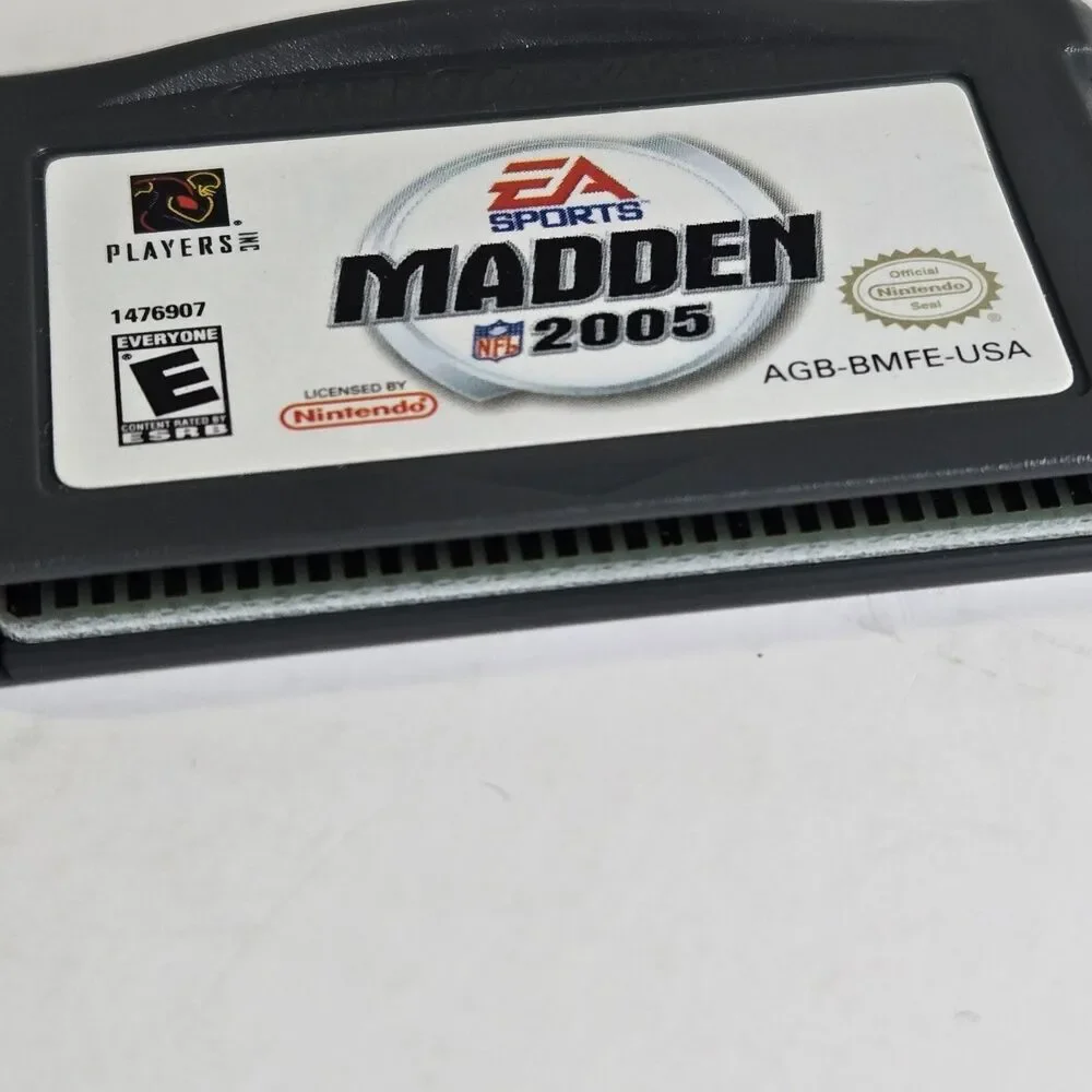 Game Boy Advance GBA 3-Game Lot | Rugrats Castle Capers, Iridion 3D, Madden 2005